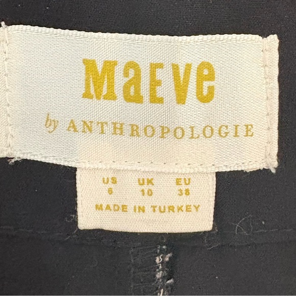 Anthropologie x Maeve - High Rise, Wide-Leg Cropped Pants - Cheetah Print - Picture 5 of 5